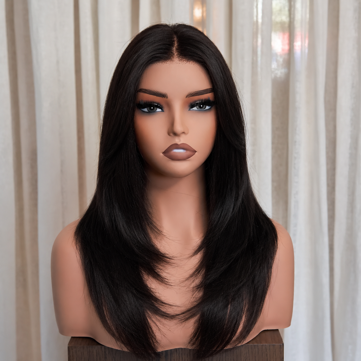 ZELIE - Black - Mono Top Lace Front Wig