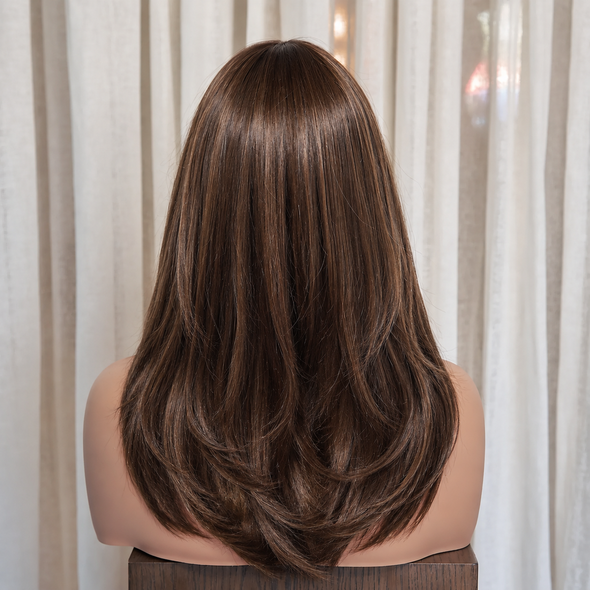 BRISA - Dark Chocolate Brown - Mono Top Lace Front Wig