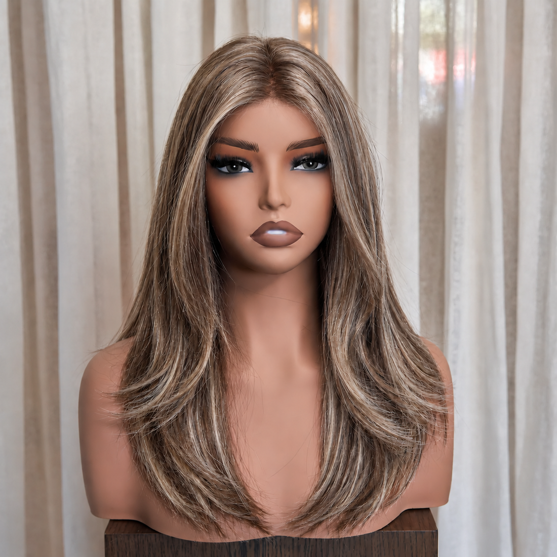 VESPER - Ash Brown - Mono Top Lace Front Wig