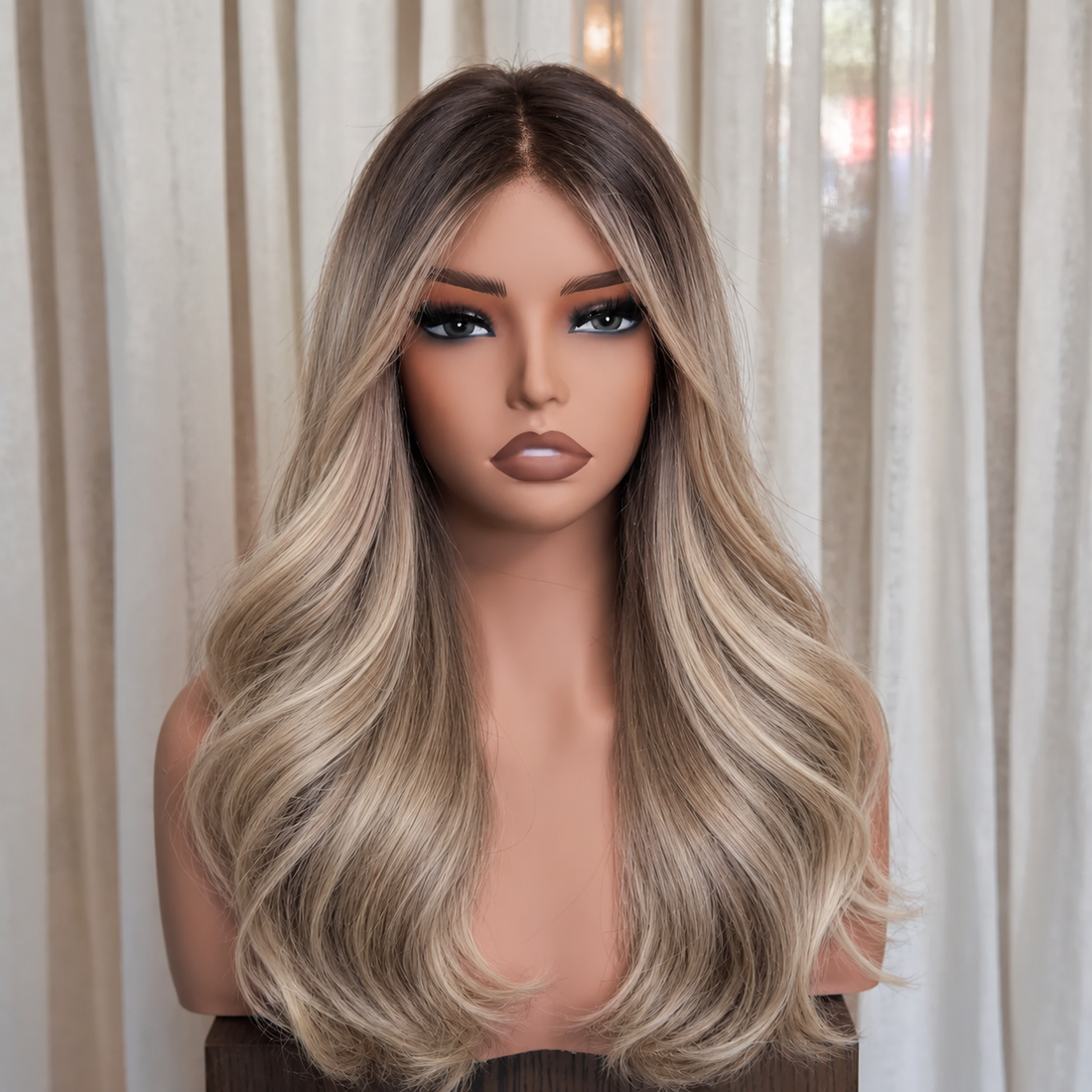 CLEMENTINE - Rooted Ash Bronde - Mono Top Lace Front Wig