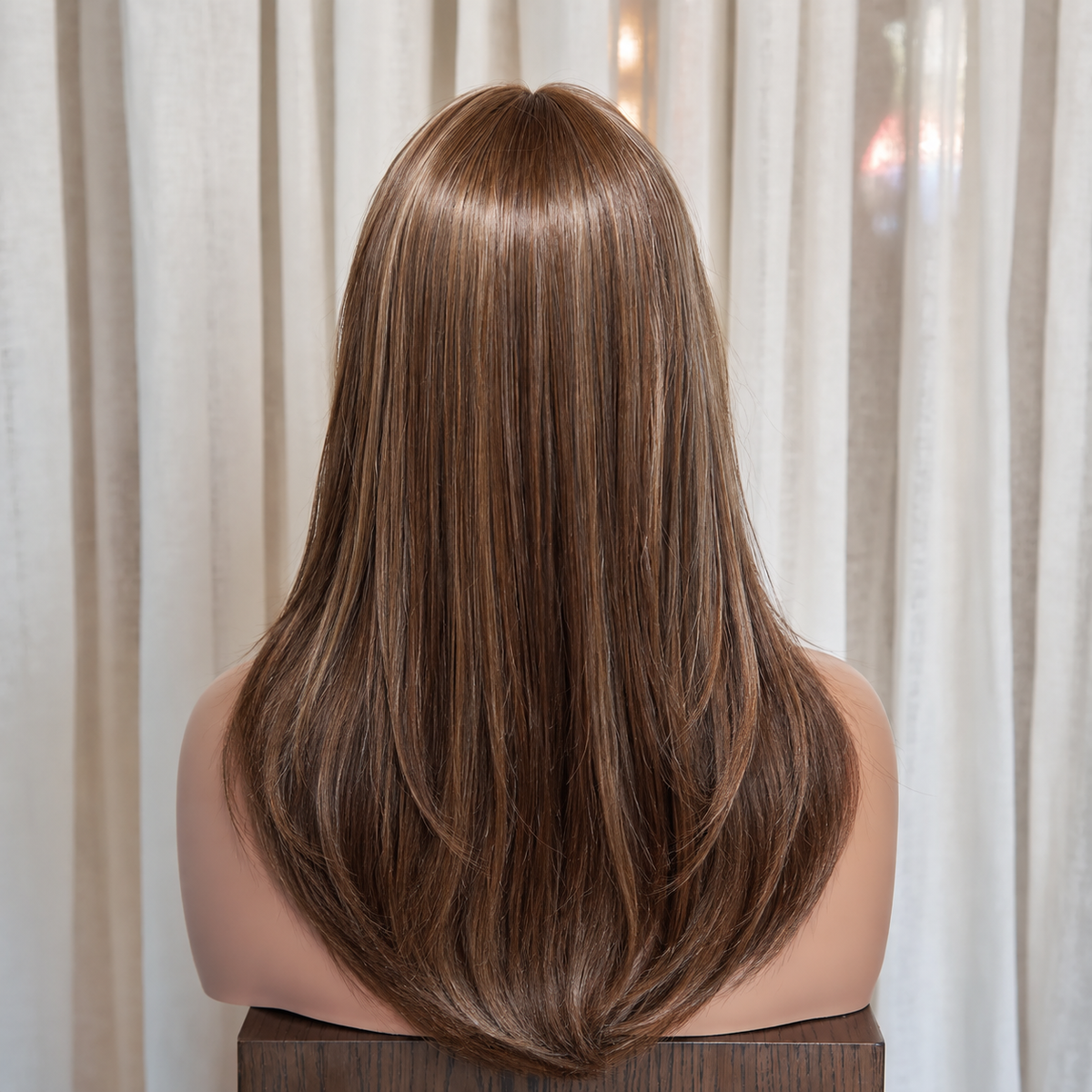 RHIANNON - Chestnut Brown - Mono Top Lace Front Wig