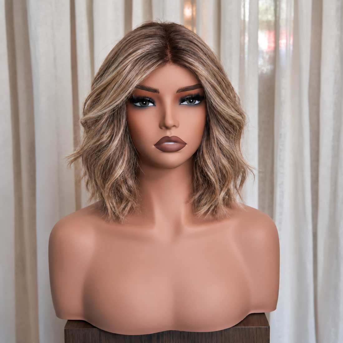 DANICA - Rooted Ash Bronde - Mono Top Lace Front Wig