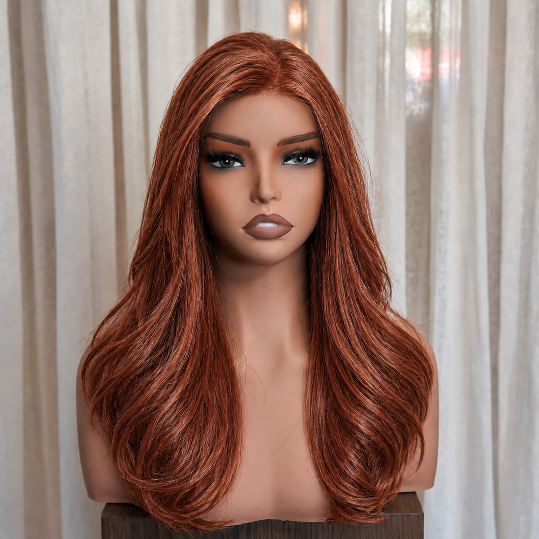 NEROLI - Copper Auburn - Mono Top Lace Front Wig