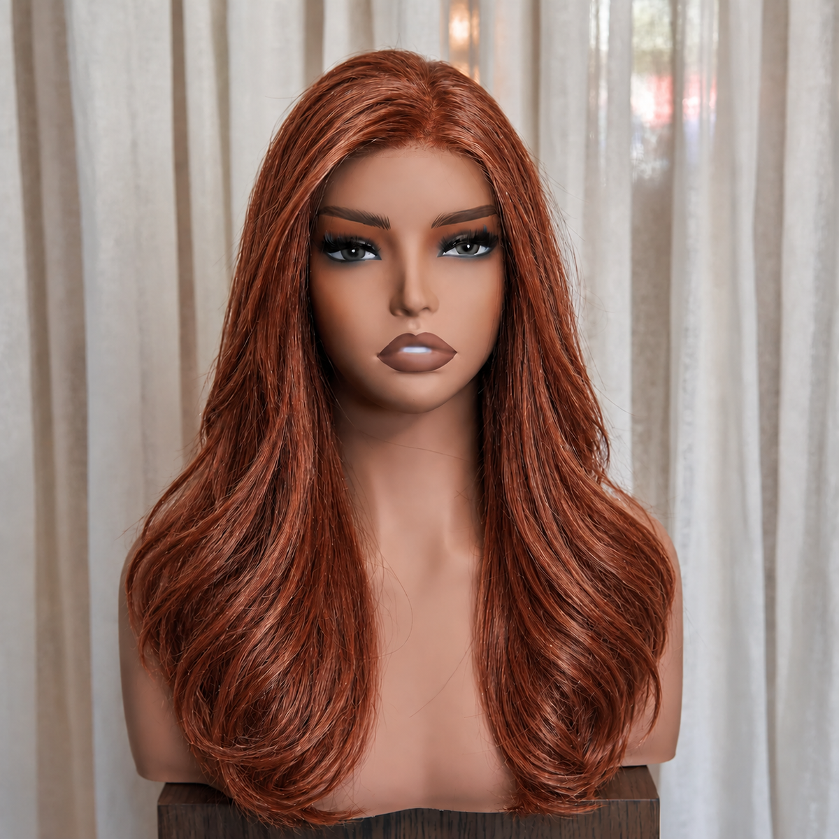 NEROLI - Copper Auburn - Mono Top Lace Front Wig