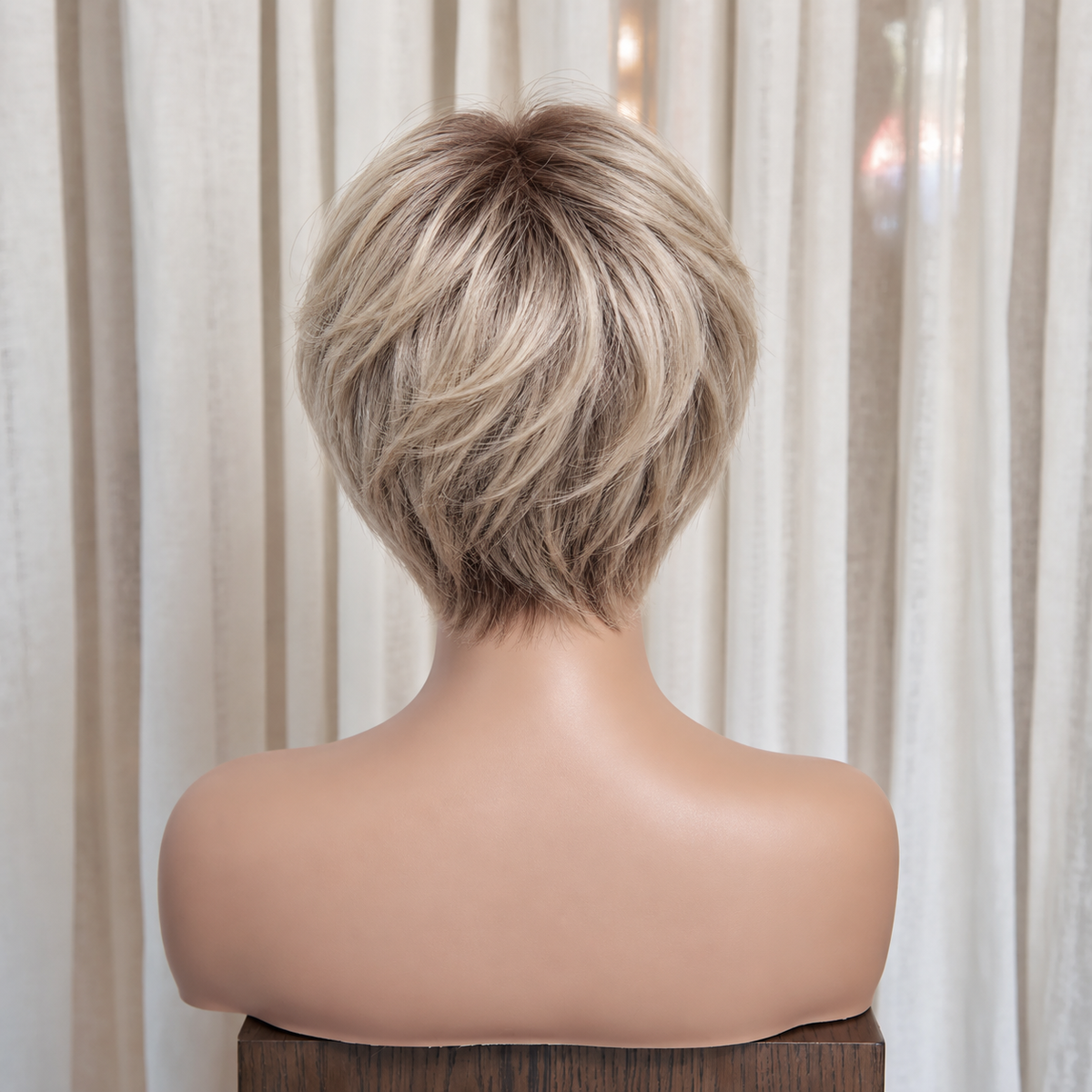 BETTINA - Rooted Dark Blonde - Mono Top Lace Front Wig