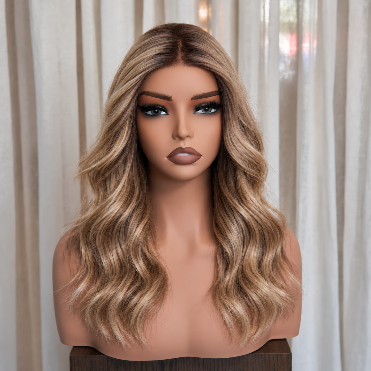 NELL - Golden Bronde - Mono Top Lace Front Wig