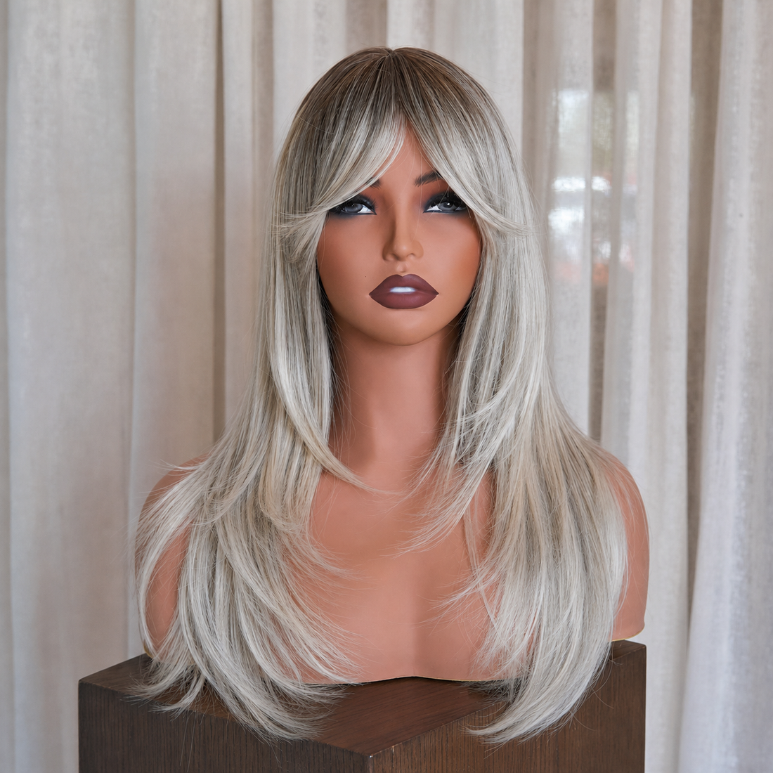 TASH - Ombre Blonde - Fringe Wig
