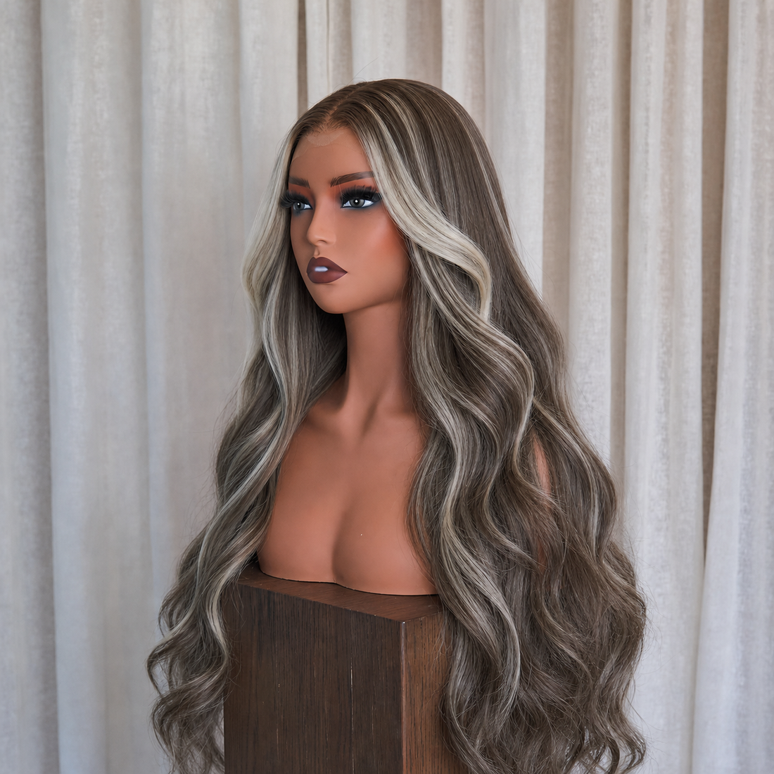 ZINA - Mixed Brown - Lace Front Wig
