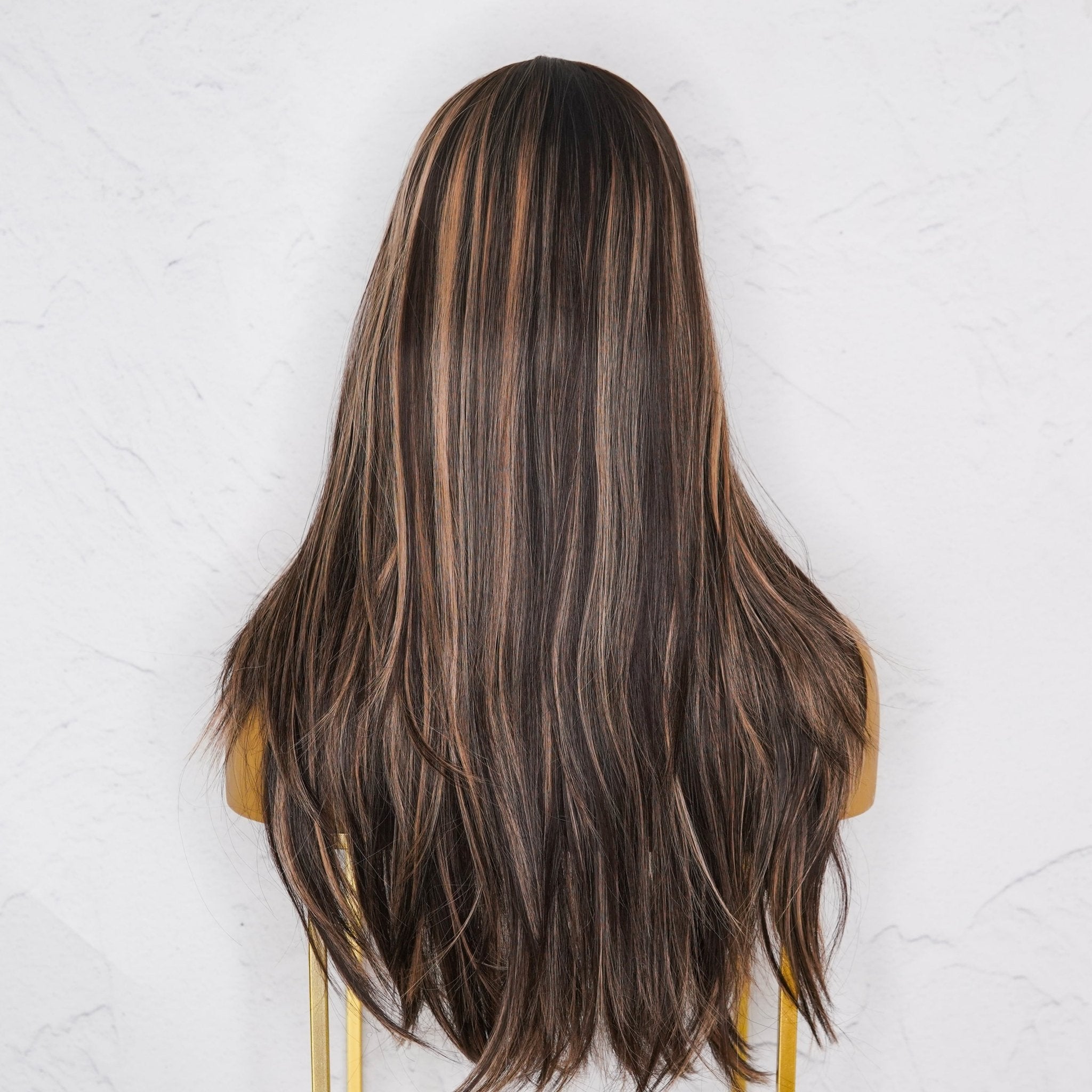 ABIGAIL Brown Ombre Lace Front Wig | Milk &amp; Honey Wigs