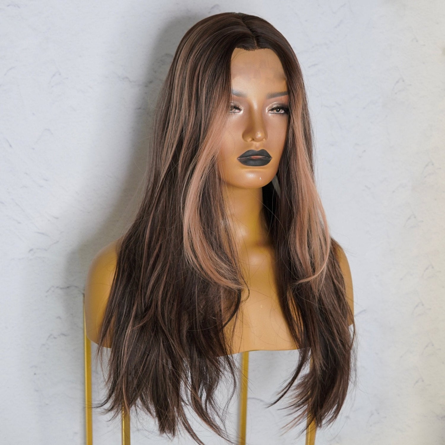 ABIGAIL Brown Ombre Lace Front Wig | Milk &amp; Honey Wigs
