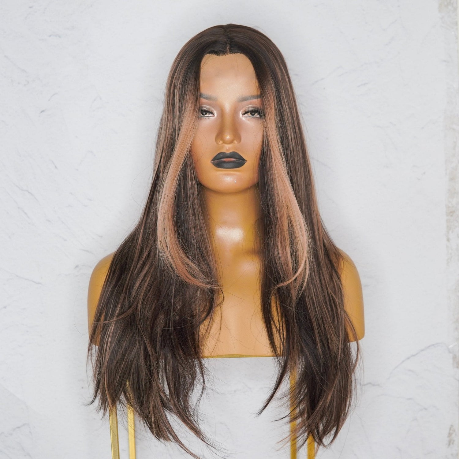 ABIGAIL Brown Ombre Lace Front Wig | Milk &amp; Honey Wigs