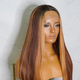 ALICIA Ombre Ginger Lace Front Wig - Milk & Honey Wigs