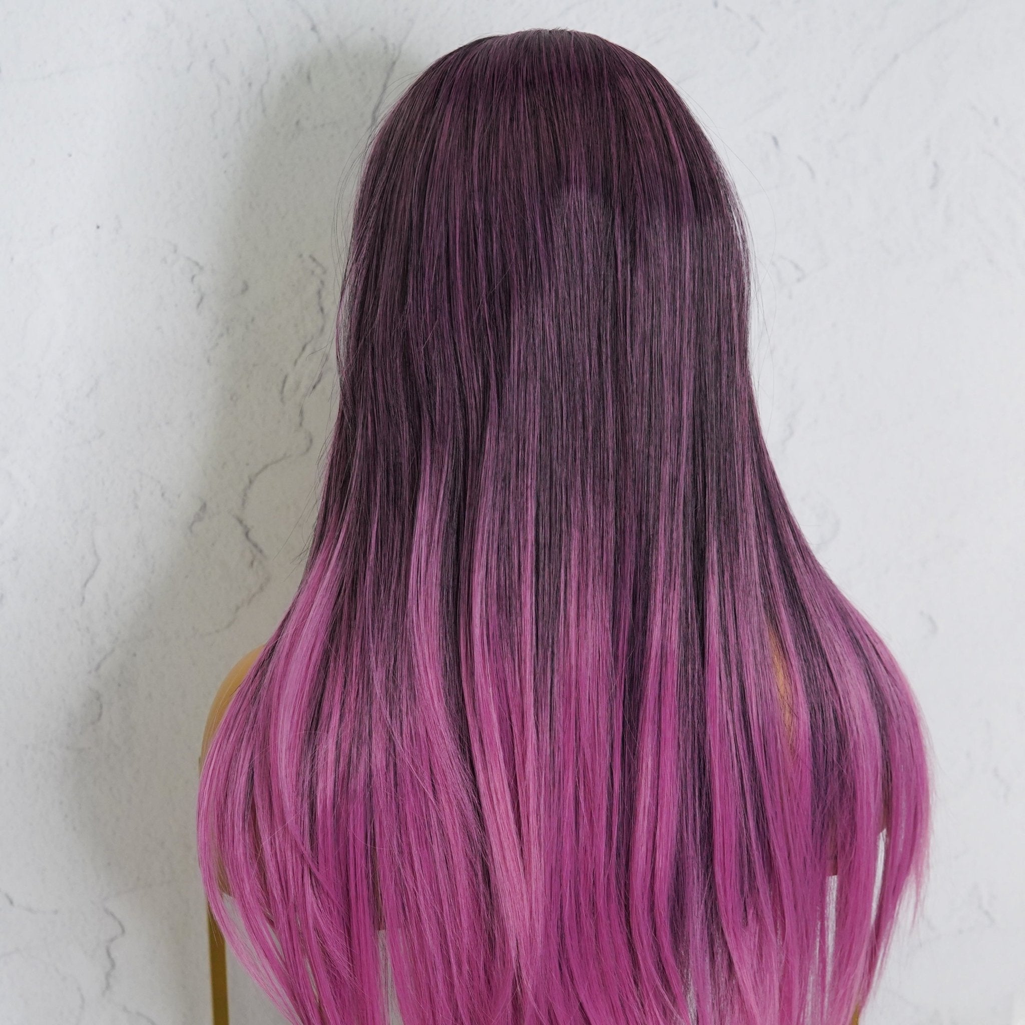 ALICIA - Ombre Purple - Lace Front Wig | Purple, 26 Inch, 13x4 Lace Front, Synthetic Hair | Milk &amp; Honey Wigs