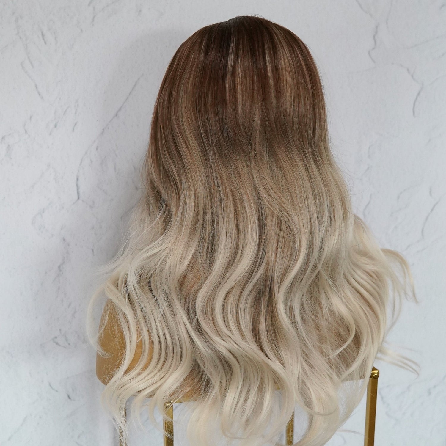 ANGELINA Ombre Blonde Lace Front Wig | Milk &amp; Honey Wigs