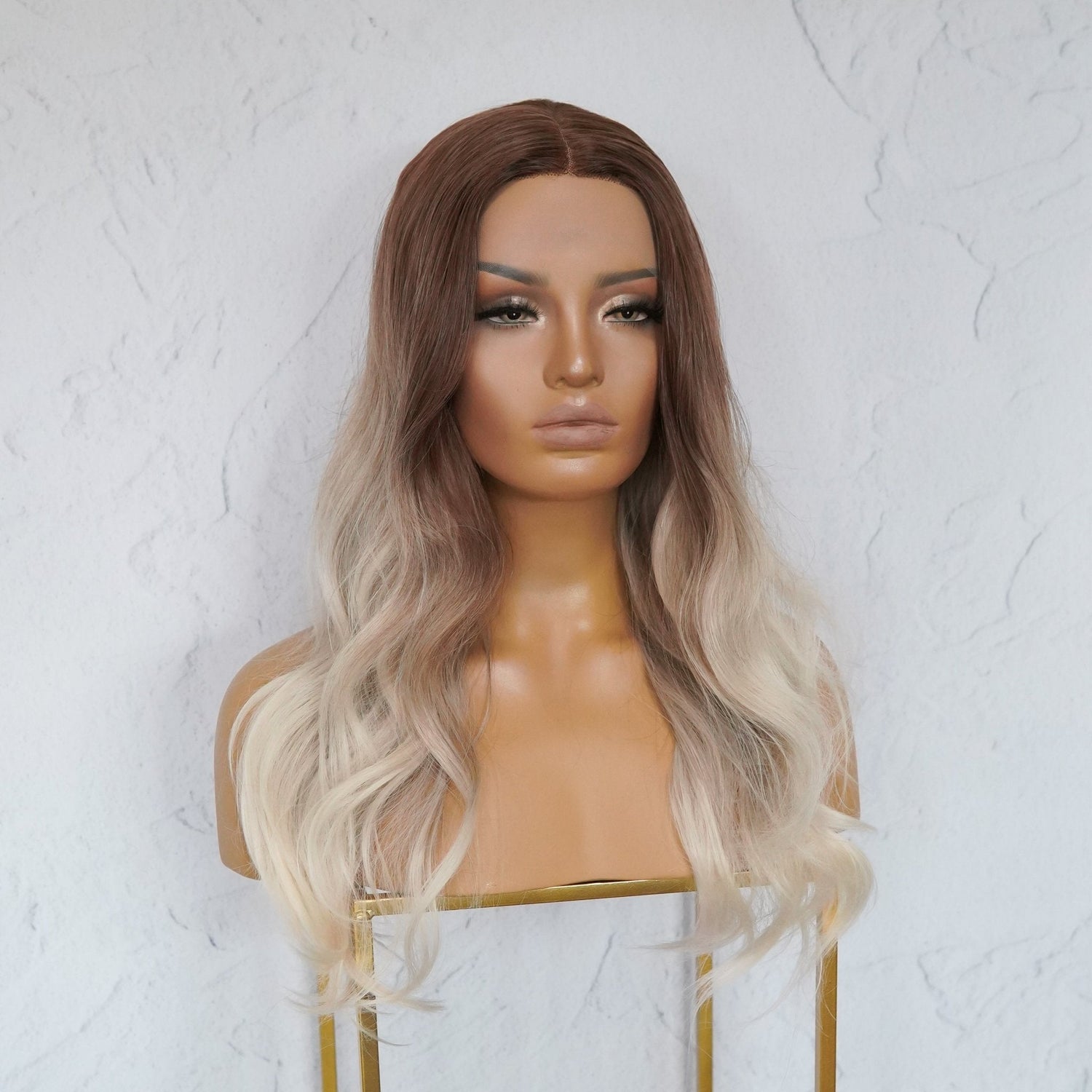 ANGELINA Ombre Blonde Lace Front Wig | Milk &amp; Honey Wigs