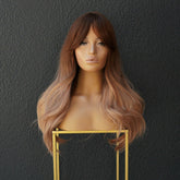 ANNA Ombre Brown Fringe Wig | Milk & Honey Wigs