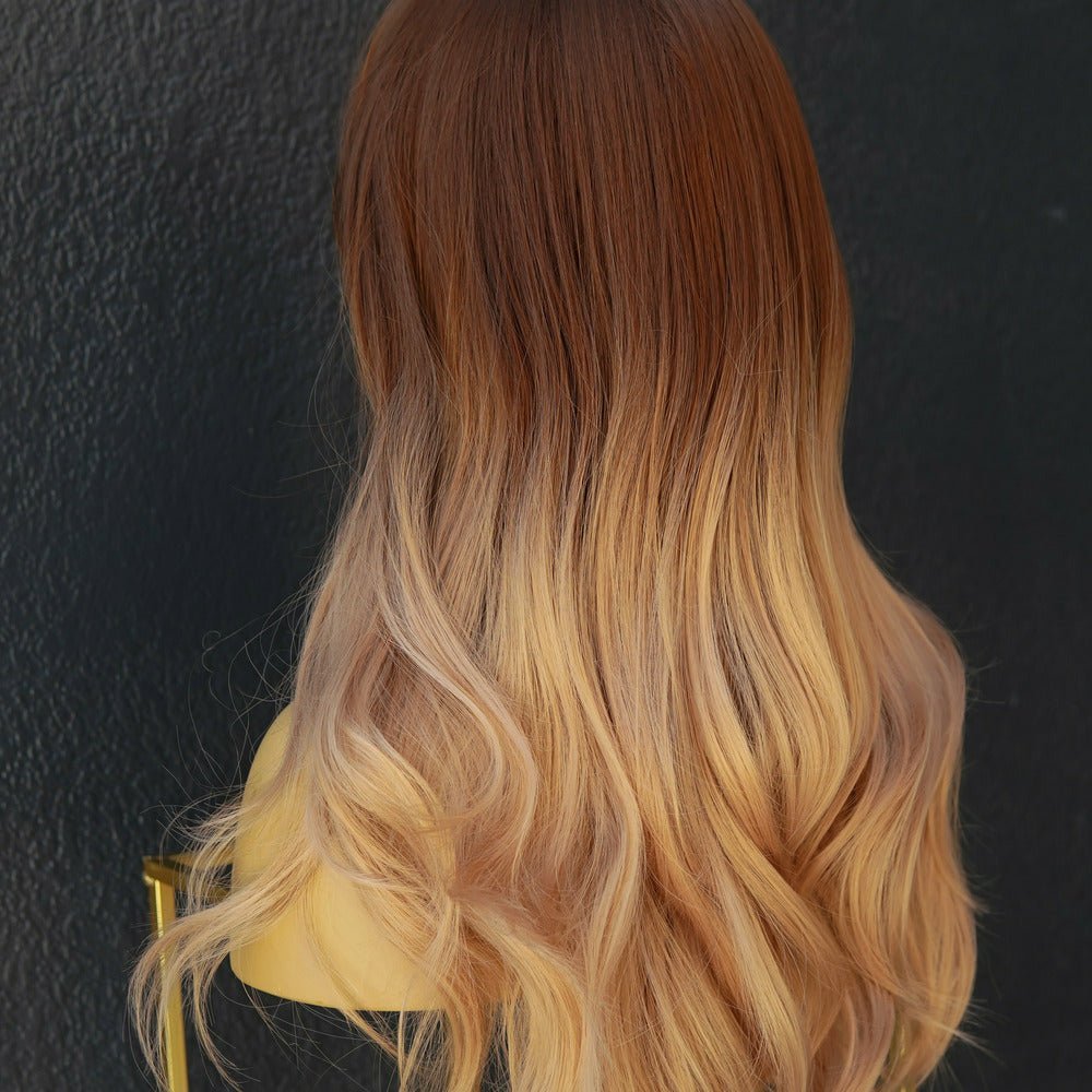 ANNA Ombre Brown Fringe Wig | Milk &amp; Honey Wigs