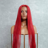 ARIEL - Red - Lace Front Wig | Red, 28 Inch+, T-Part Lace Front, Synthetic Hair | Milk & Honey Wigs