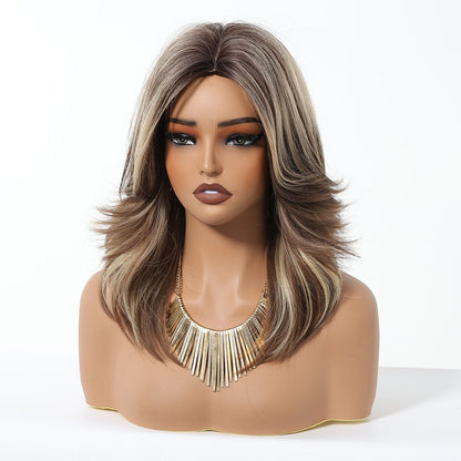 Ash Blonde Balayage synthetic lace front wig | Milk &amp; Honey Wigs