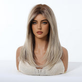 Ash Blonde Balayage with Layers Wig - MARKETPLACE | Blonde, Fringe, Synthetic Hair | Milk & Honey Wigs