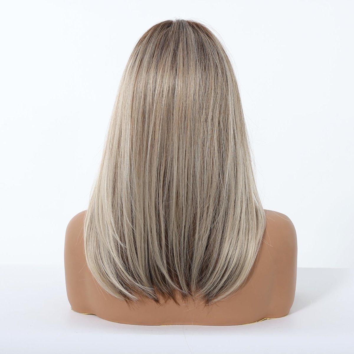 Ash Blonde Balayage with Layers Wig - MARKETPLACE | Blonde, Fringe, Synthetic Hair | Milk &amp; Honey Wigs