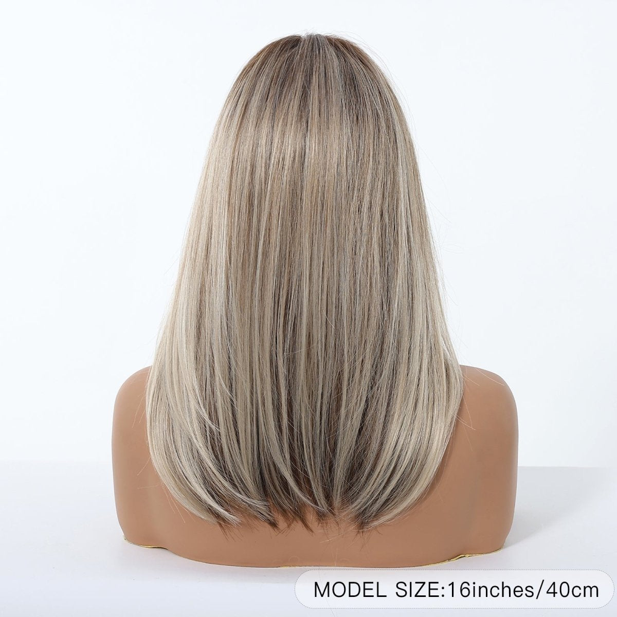 Ash Blonde Balayage with Layers Wig - MARKETPLACE | Blonde, Fringe, Synthetic Hair | Milk &amp; Honey Wigs