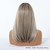 Ash Blonde Balayage with Layers Wig - MARKETPLACE | Blonde, Fringe, Synthetic Hair | Milk & Honey Wigs