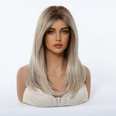 Ash Blonde Balayage with Layers Wig - MARKETPLACE | Blonde, Fringe, Synthetic Hair | Milk & Honey Wigs