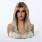 Ash Blonde Balayage with Layers Wig - MARKETPLACE | Blonde, Fringe, Synthetic Hair | Milk & Honey Wigs