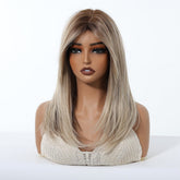 Ash Blonde Balayage with Layers Wig - MARKETPLACE | Blonde, Fringe, Synthetic Hair | Milk & Honey Wigs