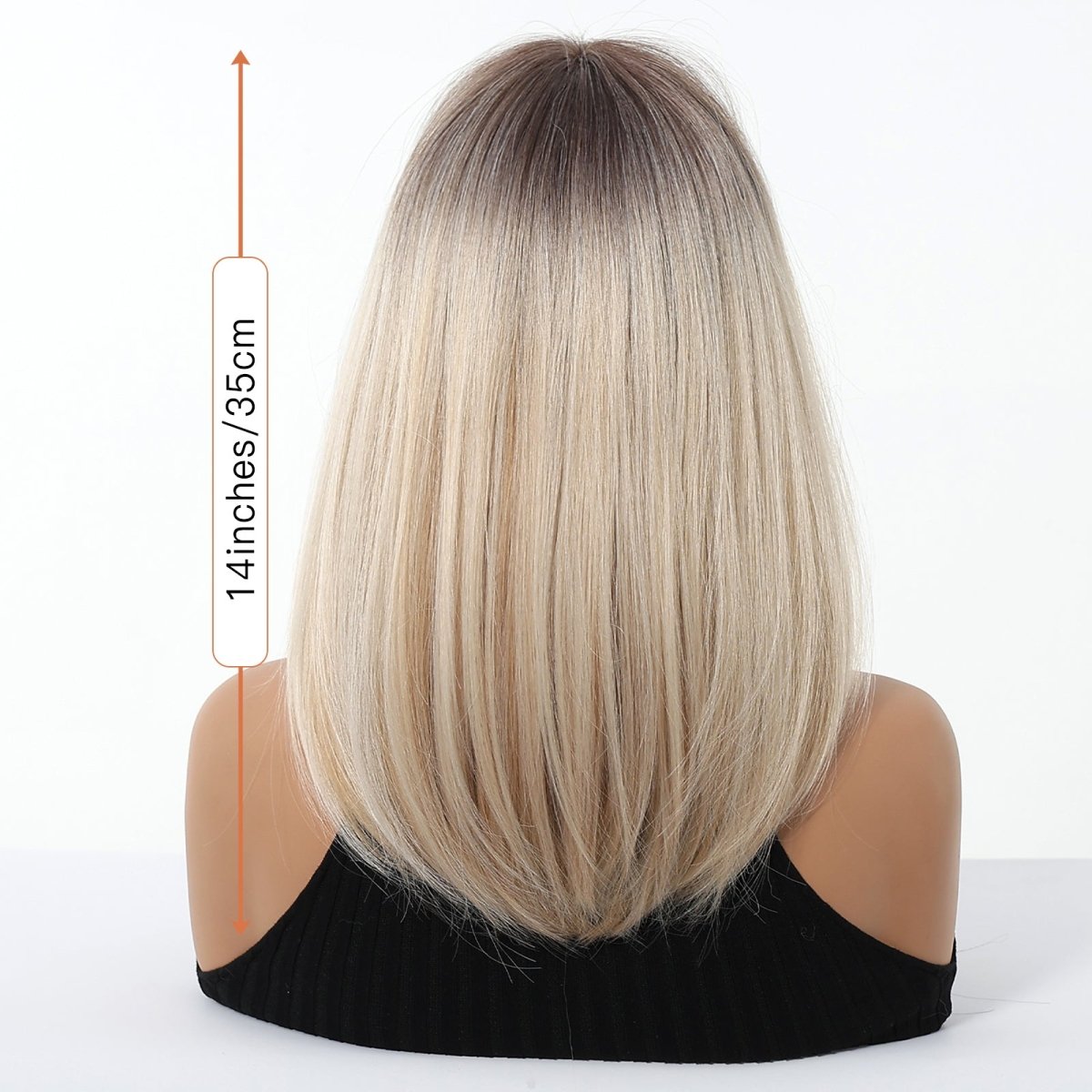 Ash Blonde Ombre with Soft Fringe Wig- MARKETPLACE | Blonde, Fringe, Synthetic Hair | Milk &amp; Honey Wigs
