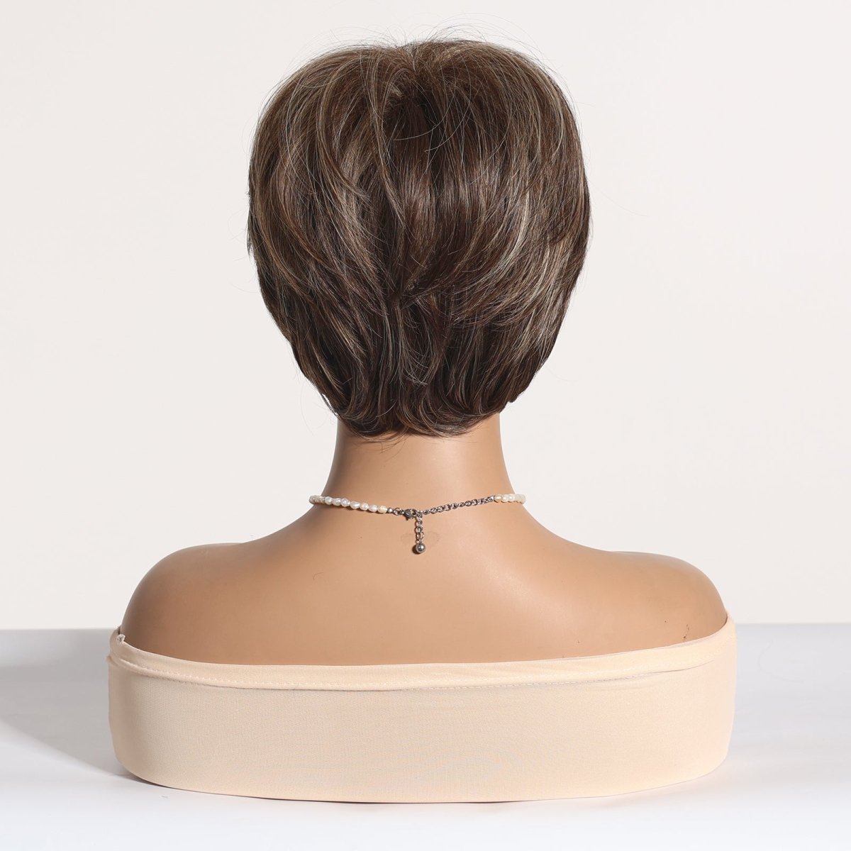 Ash Brown Layered Pixie Cut Wig - MARKETPLACE | Brown, Fringe, Synthetic Hair | Milk &amp; Honey Wigs