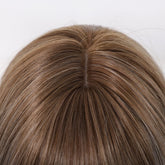 Ash Brown Straight Wig with Full Fringe - MARKETPLACE | Brown, Fringe, Synthetic Hair | Milk & Honey Wigs