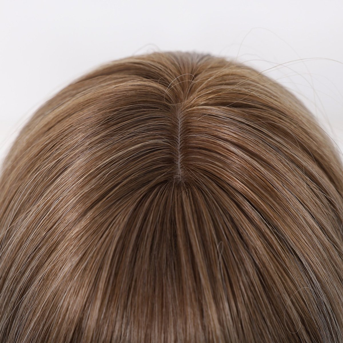 Ash Brown Straight Wig with Full Fringe - MARKETPLACE | Brown, Fringe, Synthetic Hair | Milk &amp; Honey Wigs