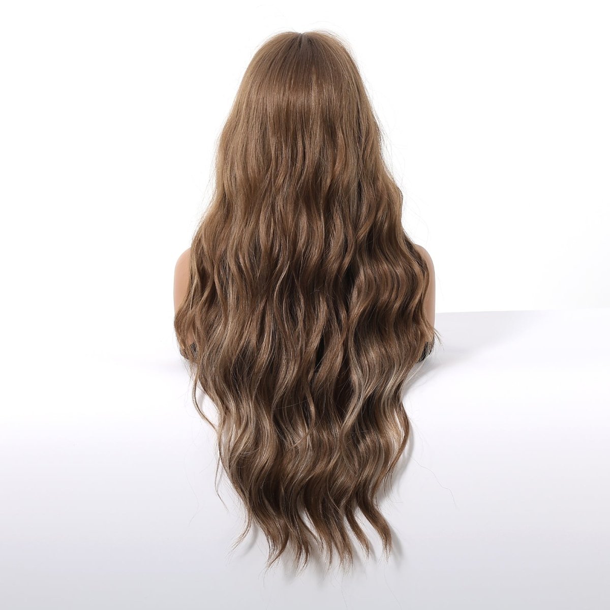 Ash Brown Wavy Wig - MARKETPLACE | Black, Fringe, Synthetic Hair | Milk &amp; Honey Wigs