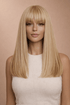 ASHLEY Blonde 18" Fringe Wig | Blonde, 18 Inch, Fringe, Synthetic Hair | Milk & Honey Wigs