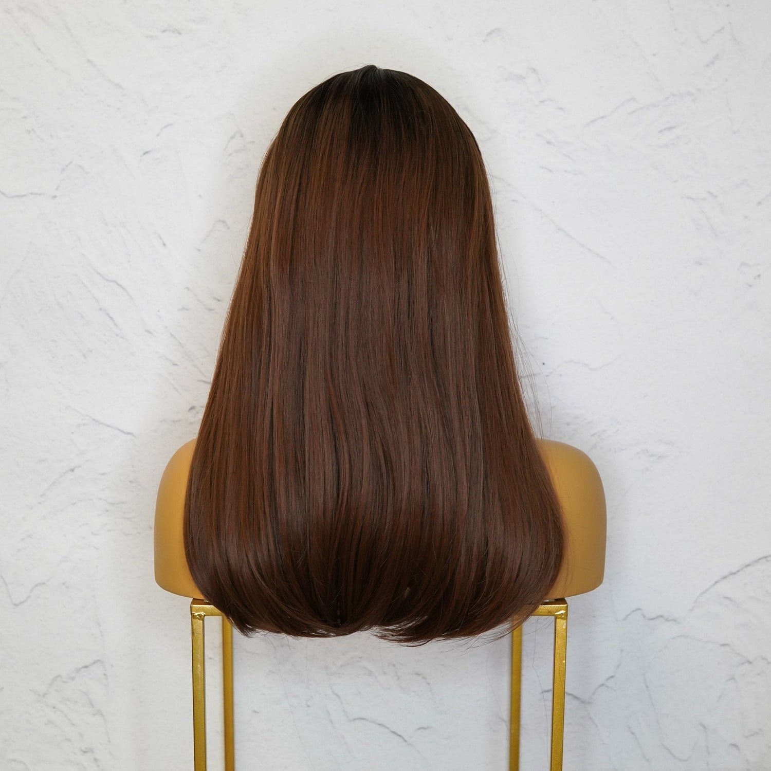 ASHLEY Brown 18" Fringe Wig | Milk &amp; Honey Wigs