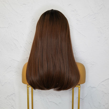 ASHLEY Brown 18" Fringe Wig | Milk &amp; Honey Wigs