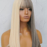 ASHLEY Grey Fringe Wig | Milk & Honey Wigs