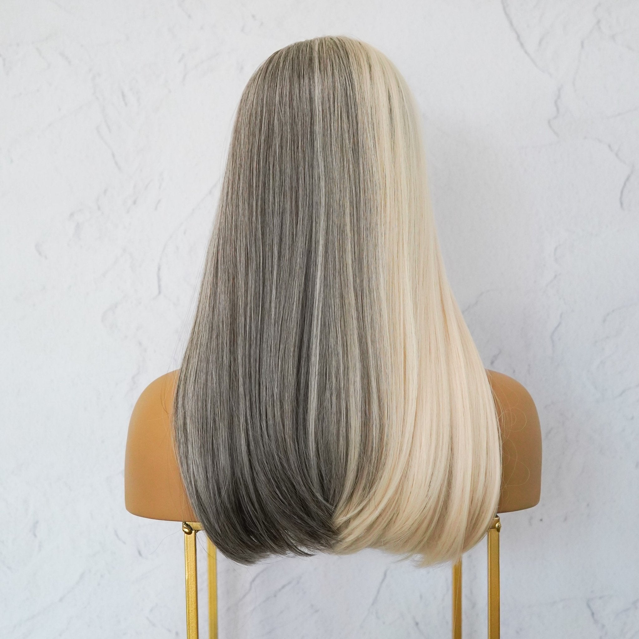 ASHLEY Grey Fringe Wig | Milk &amp; Honey Wigs