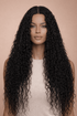 ATHENA - Black - Lace Front Wig | Black, 28 Inch+, T-Part Lace Front, Synthetic Hair | Milk & Honey Wigs