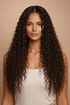 ATHENA - Brown - Lace Front Wig | Brown, 28 Inch+, T-Part Lace Front, Synthetic Hair | Milk & Honey Wigs