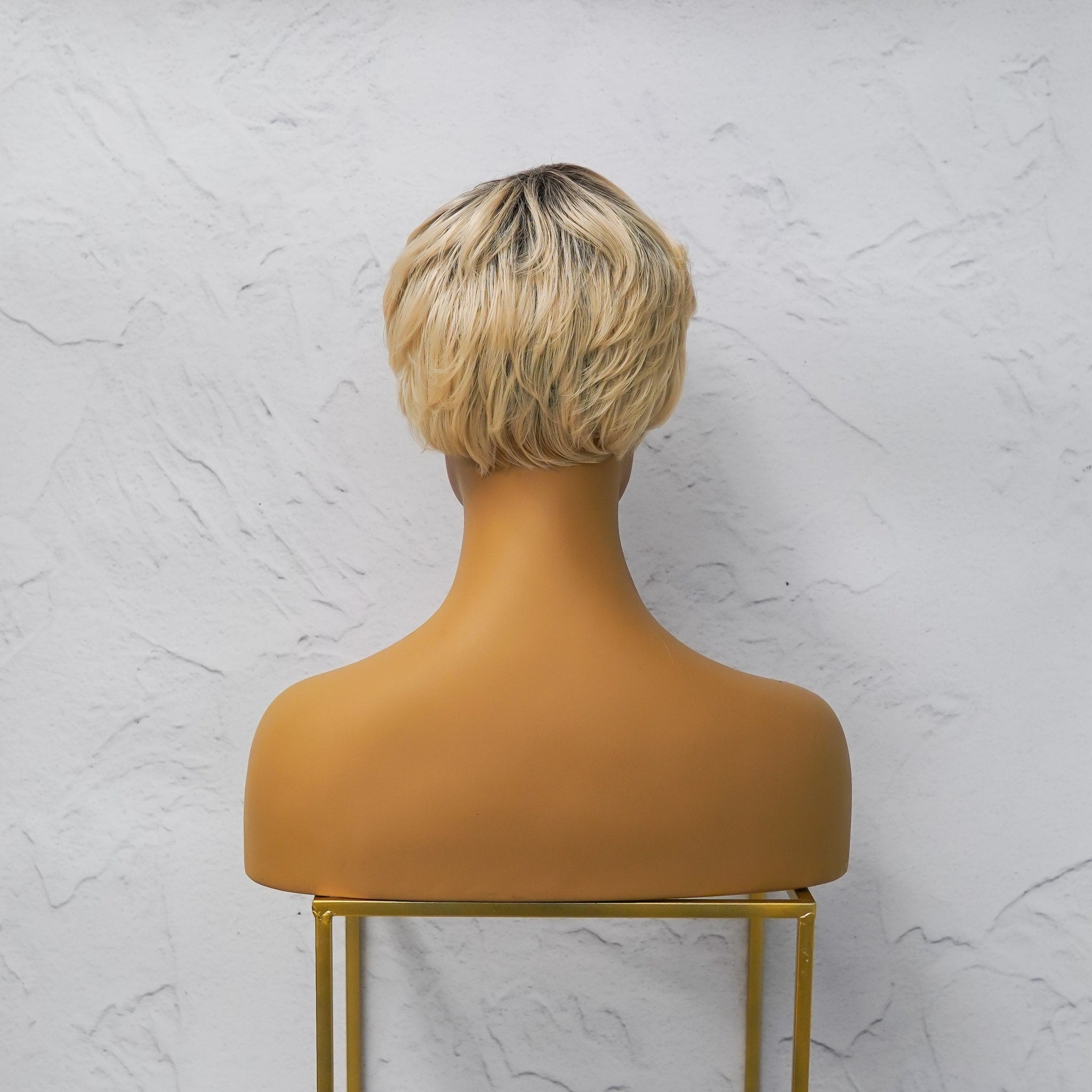 AUDREY Ombre Blonde Fringe Wig | Milk &amp; Honey Wigs