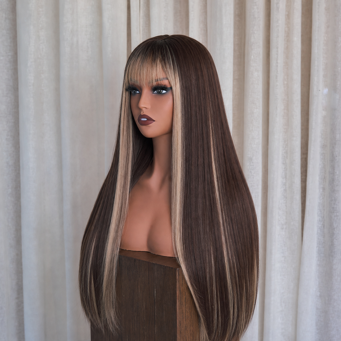 AVERY - Mocha - Fringe Wig