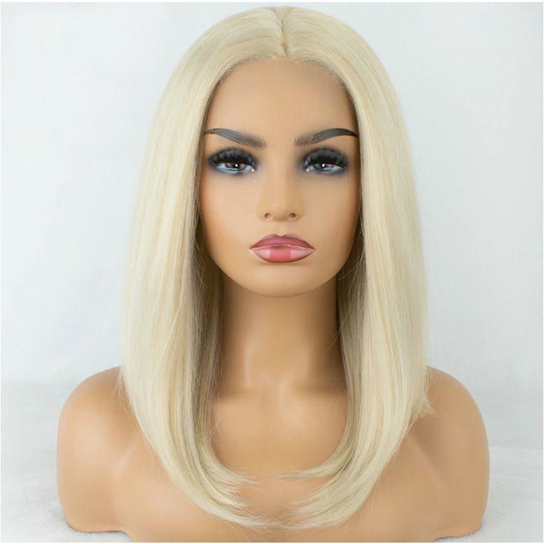 Barbie Ting Blonde Bob 14" Lace Front Wig - Milk &amp; Honey Wigs
