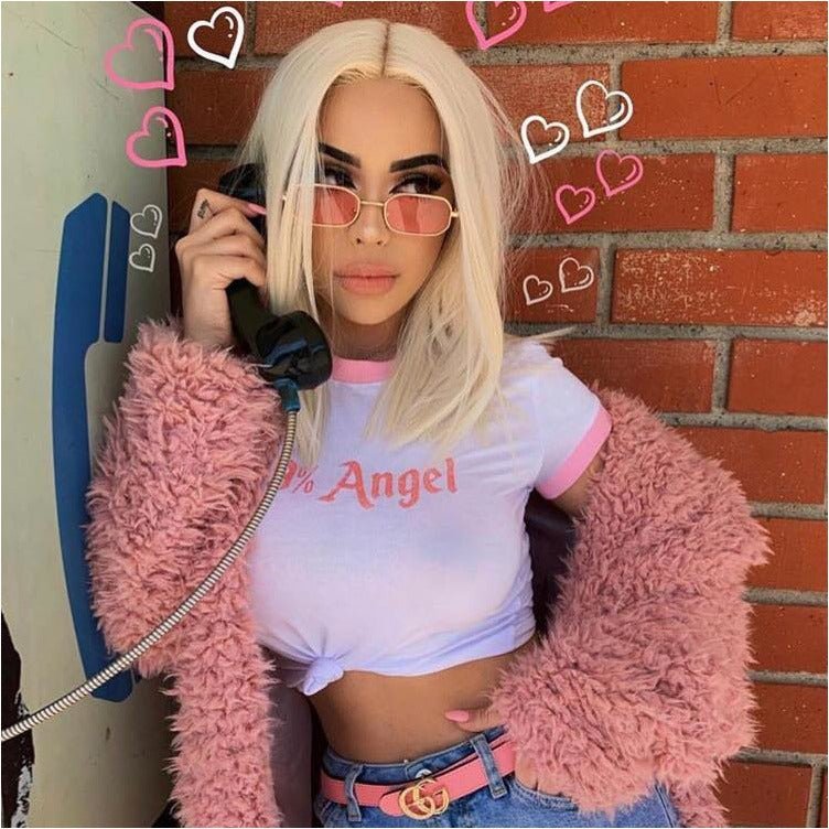 Barbie Ting Blonde Bob 14" Lace Front Wig - Milk &amp; Honey Wigs