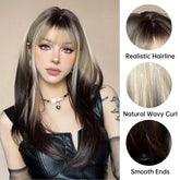 Black and Platinum Blonde Split Wig - MARKETPLACE | Black, Fringe, Synthetic Hair | Milk & Honey Wigs