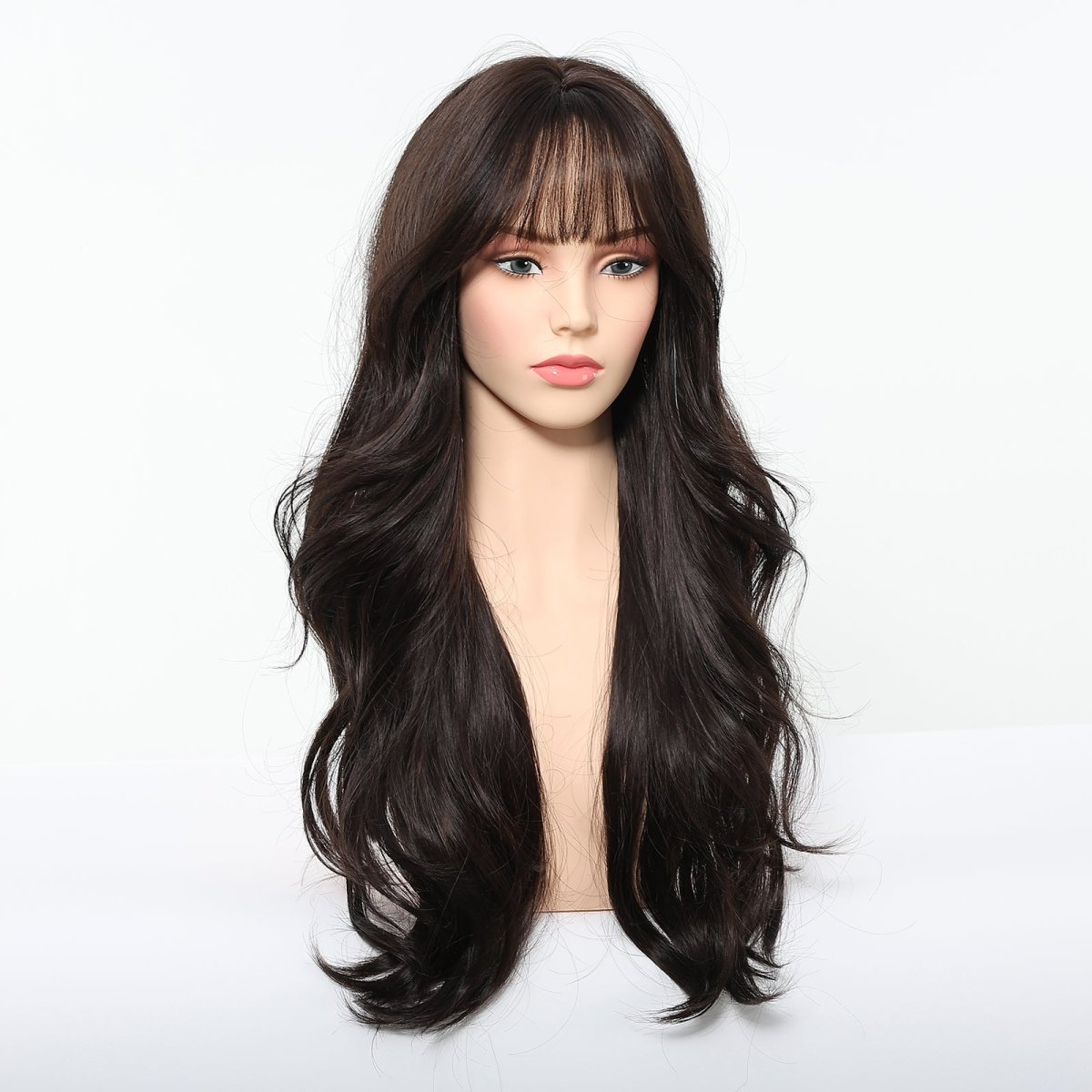 Black Blond Gradient Wig - MARKETPLACE | Brown, Fringe, Synthetic Hair | Milk &amp; Honey Wigs