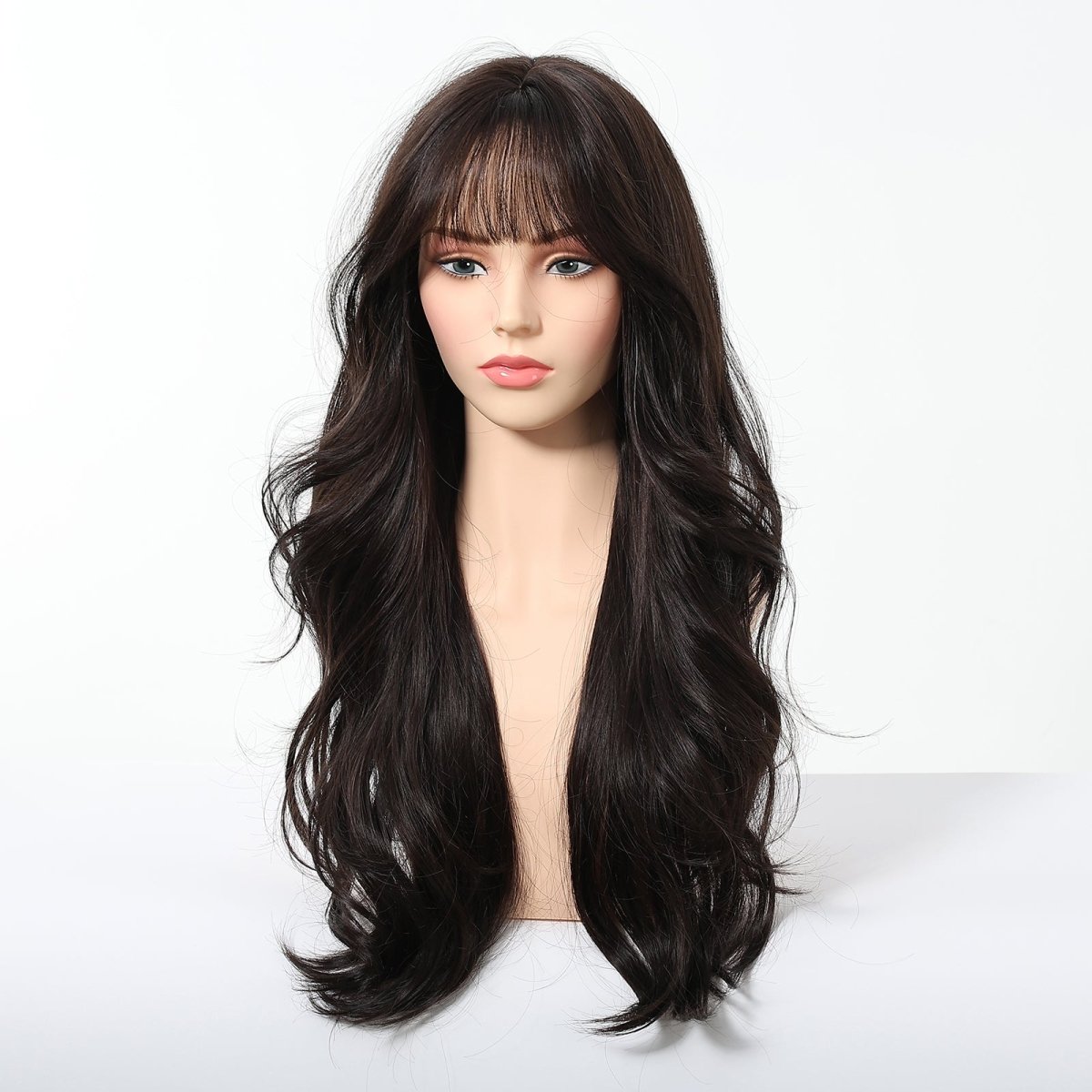 Black Blond Gradient Wig - MARKETPLACE | Brown, Fringe, Synthetic Hair | Milk &amp; Honey Wigs