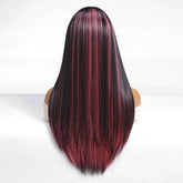 Black Highlight Pink Wig - MARKETPLACE | Brown, Fringe, Synthetic Hair | Milk & Honey Wigs